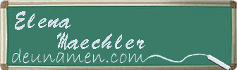 Elena Maechler Visitenkarte